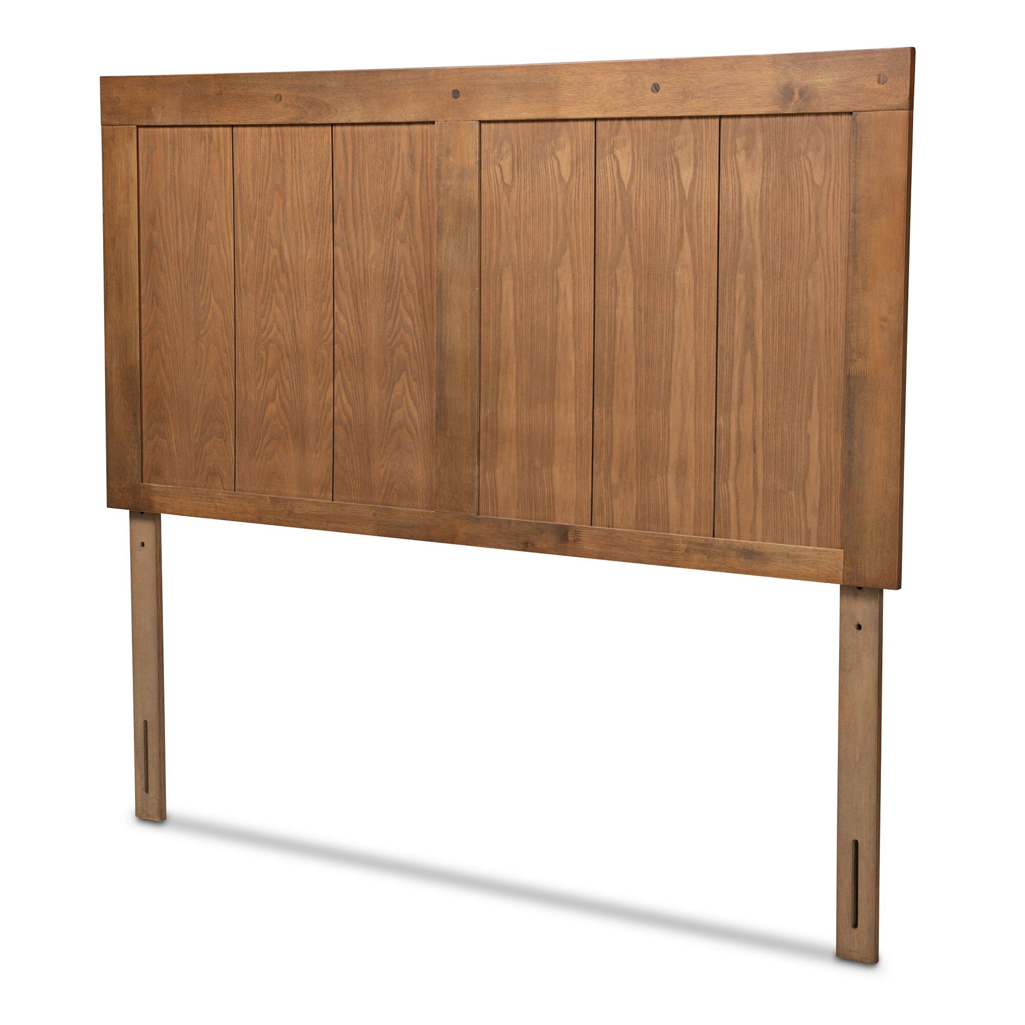 Front. Baxton Studio - Patwin Modern and Contemporary Transitional Finished Wood Queen Size Headboard - Ash Walnut.