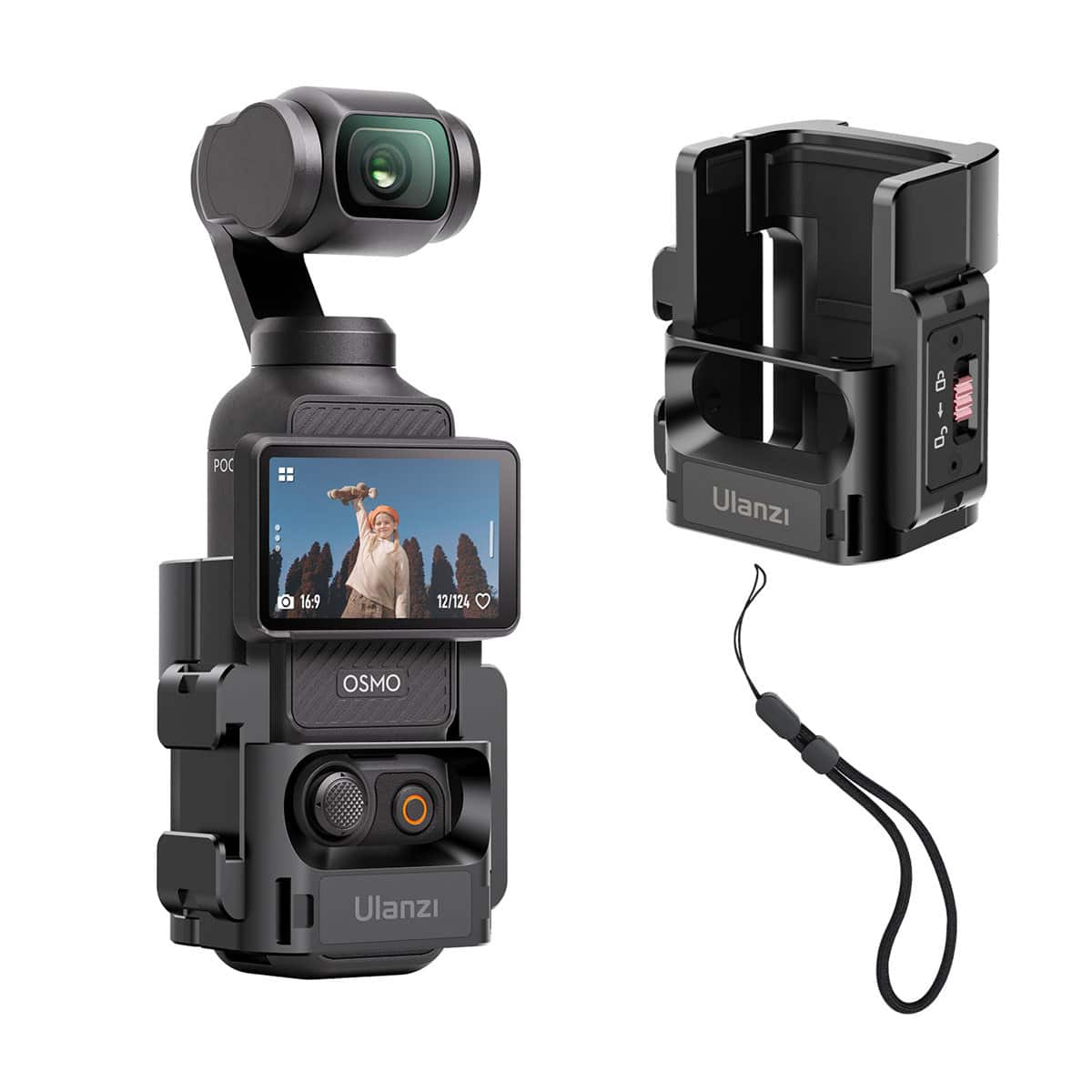 Ulanzi - PK-06 Expansion Adapter for Osmo Pocket 3 Action Camera
