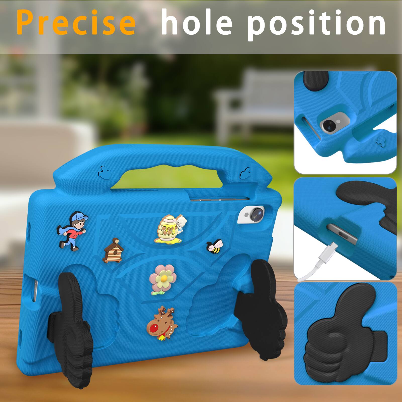 Precise hole position