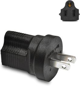 Ceptics - Japan, Philippines Travel Power Plug Adapter (Type A, NEMA 1-15) – ETL Certified, Industrial Grade (IG-6) - Black