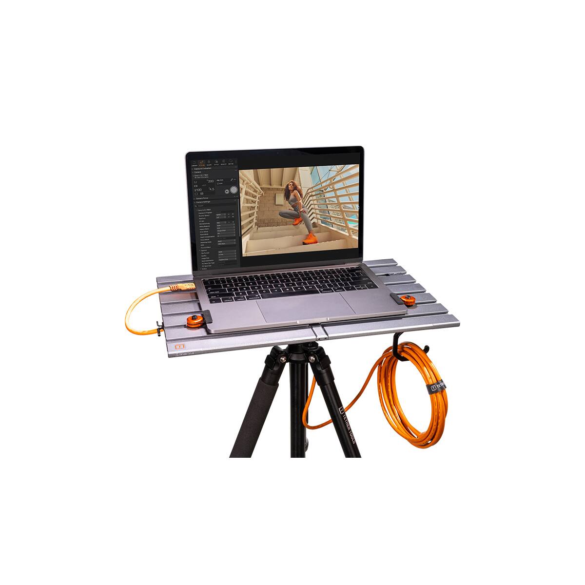 Alt View 5. Tether Tools - Tether Tools Tech Clamps for AeroTrac Workstation, 2-Pack - Black and Orange.