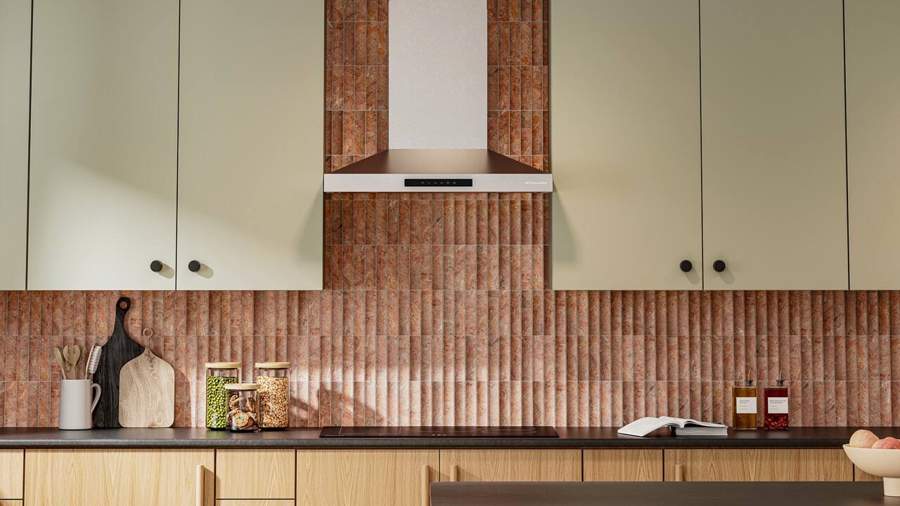 Alt View 2. KitchenAid - 30" Vented or Convertible to Recirculating Wall- Mount Hood - Stainless Steel.