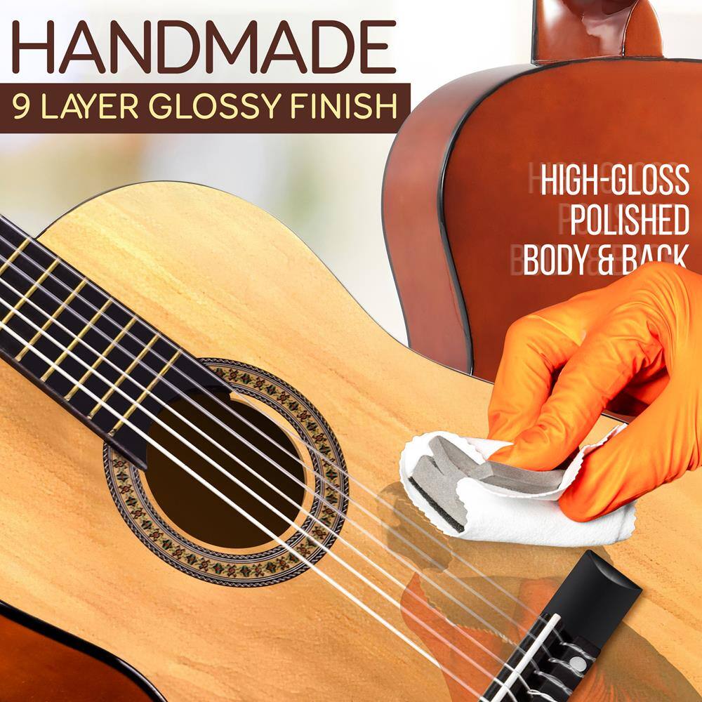 HANDMADE  
9 LAYER GLOSSY FINISH  

HIGH-GLOSS POLISHED BODY & BACK