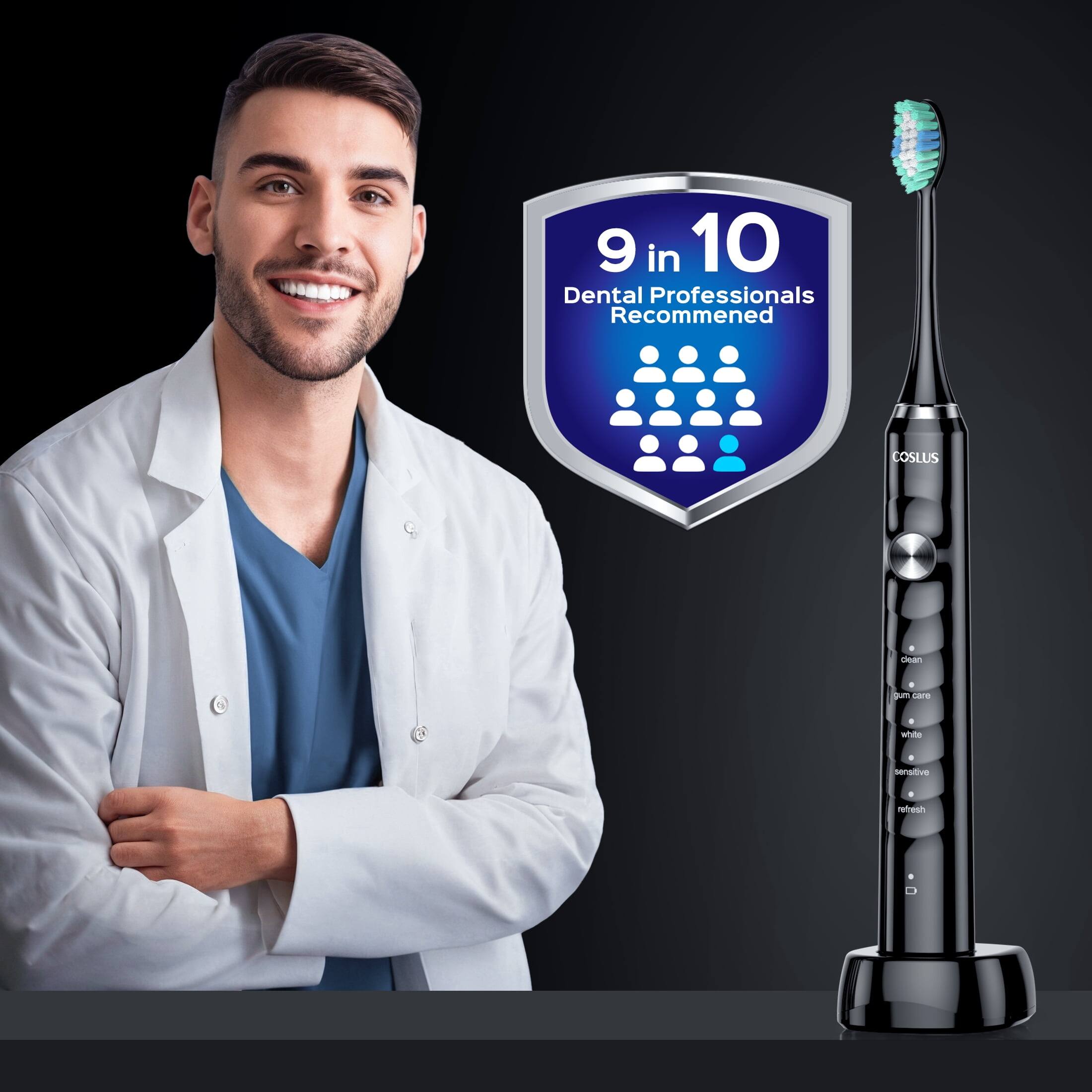 9 in 10 Dental Professionals Recommended COSLUS clean + gum care + white + sensitive + refresh