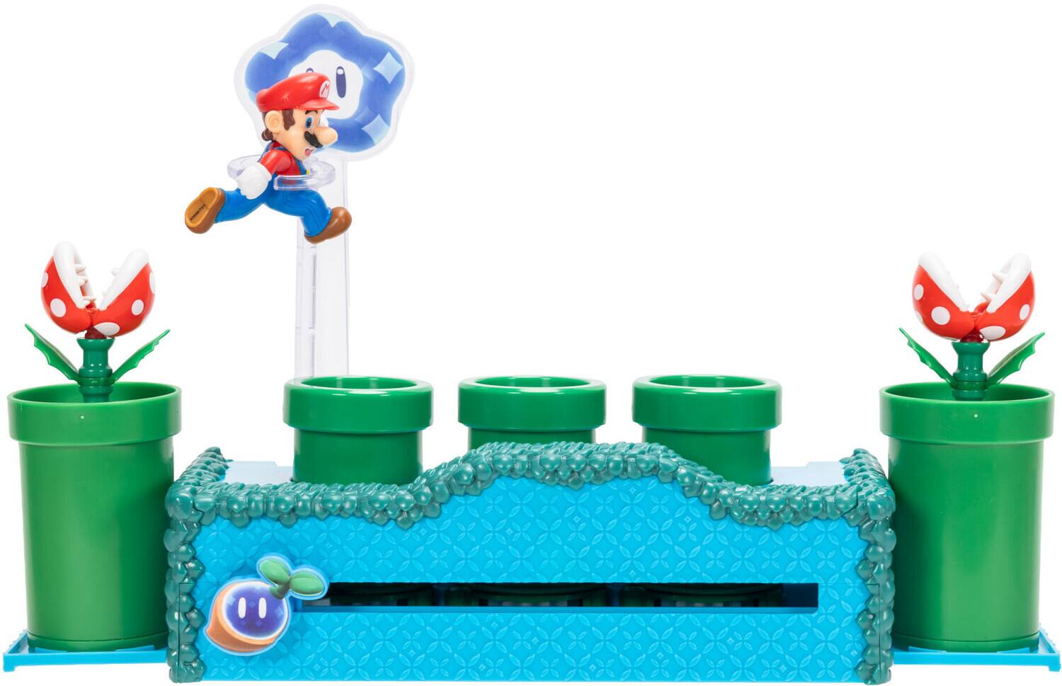 Alt View 1. Jakks Pacific - Super Mario - 2.5" Wonder Warp Pipe playset   - COLLECTIBLES - Multicolor.