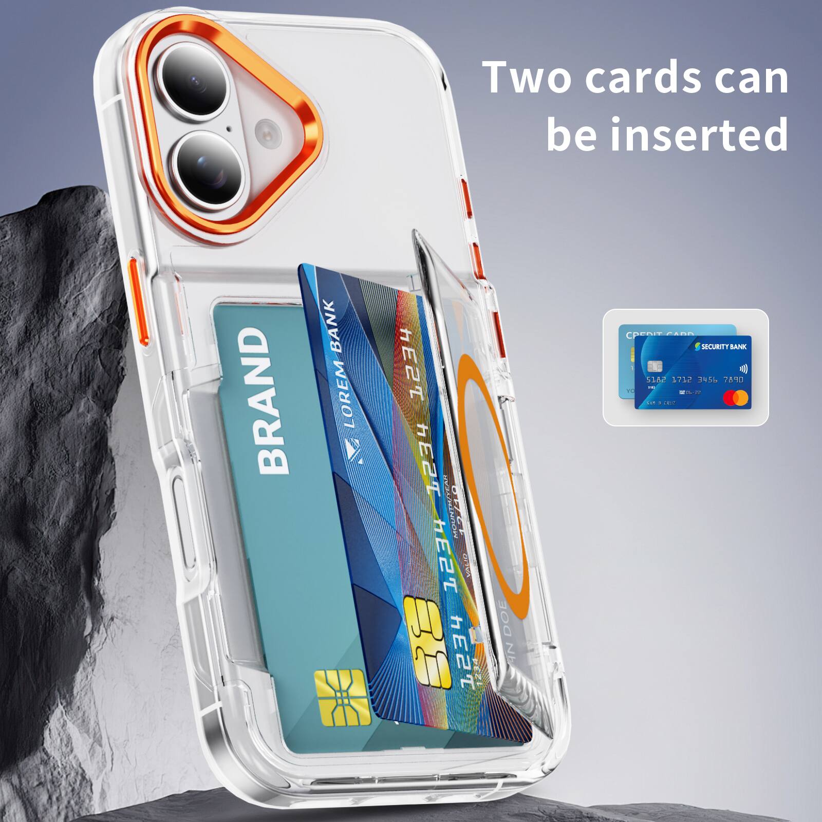 Two cards can be inserted BRAND BANK LOREM HESJ 1234 TEAR WAURINION MU 1240 HE2T NOMAOE 38 1234 ANDOE pEniTzAn REPIT Ad SECURITT BANK 1Ae 1712 195 76'0