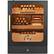 Angle. KingChii - KingChii 20L Cigar Humidor Cabinet, 100-Cigar Spanish Cedar Storage Box with 3 Humidifiers & 3-Color LED - Black.