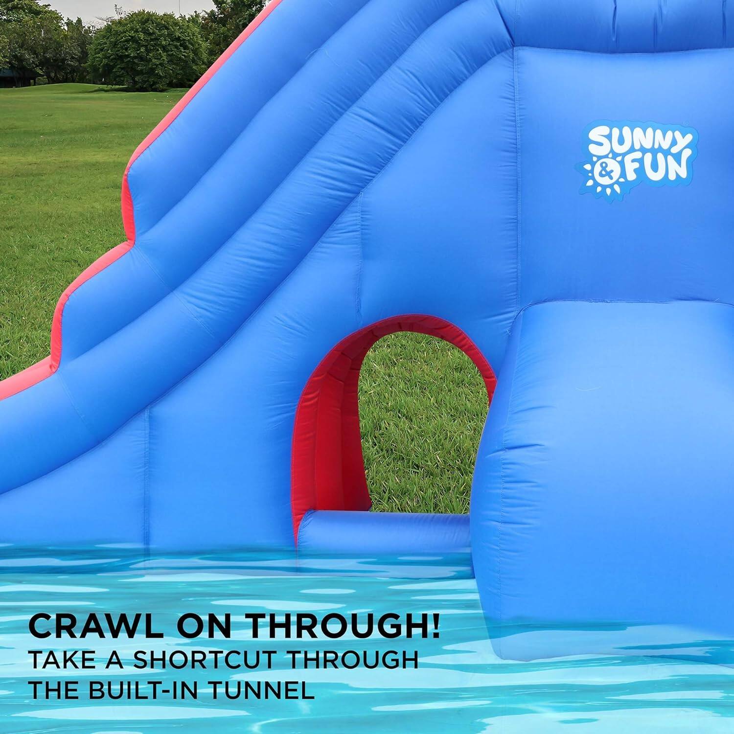 SUNNY & FUN

CRAWL ON THROUGH!  
TAKE A SHORTCUT THROUGH THE BUILT-IN TUNNEL