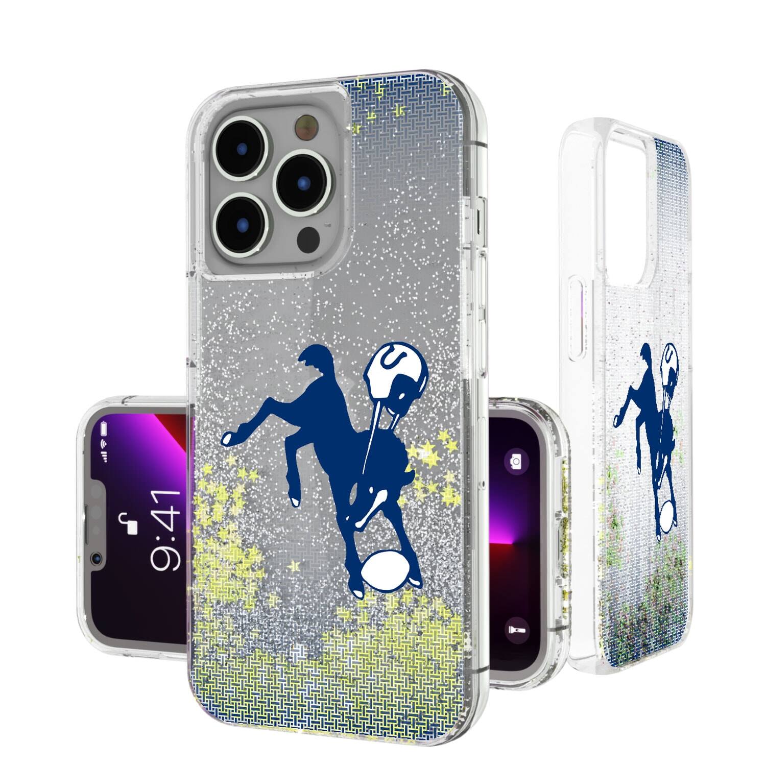 Keyscaper - Baltimore Colts Linen Logo iPhone Glitter Case - 14 - Multicolor price history on PriceWatchPro
