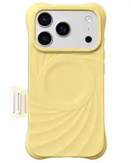 Ornarto - Vortuxe for iPhone 18 Pro Max Case and for iPhone 17 Pro Max Case 6.9" with MagSafe - Buttercream Yellow