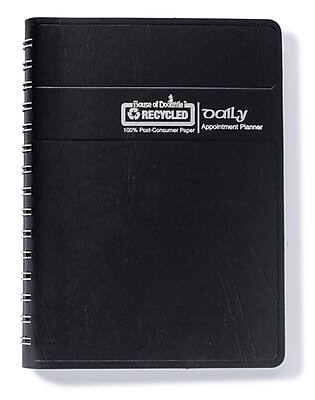 House of Docartly  
RECYCLED  
100% Post-Consumer Paper  
Daily Appointment Planner