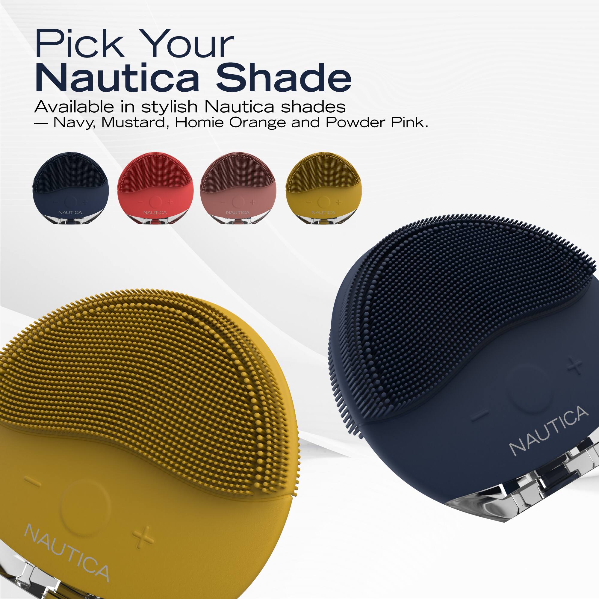 Pick Your Nautica Shade

Available in stylish Nautica shades - Navy, Mustard, Homie Orange and Powder Pink.