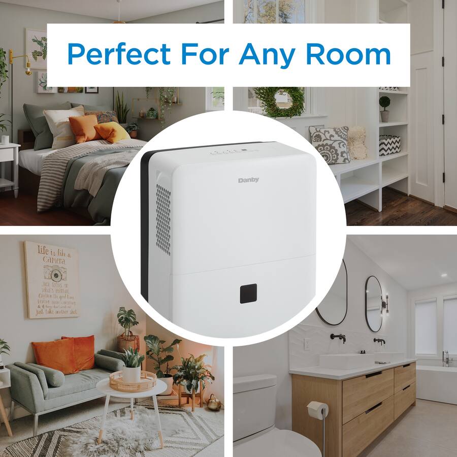 Danby 40 Pint Energy Star Dehumidifier with Smart Dehumidify