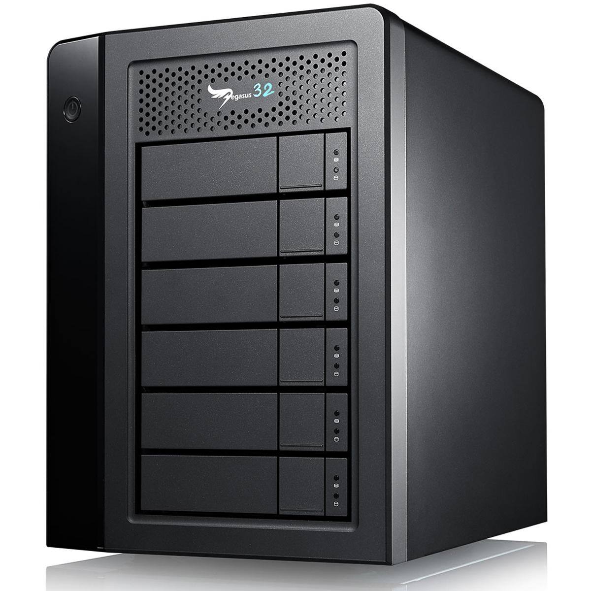 Alt View 3. Promise Technology - Promise Technology Pegasus32 R6 72TB (6x12TB) 6-Bay Thunderbolt 3 / USB 3.2 Gen 2 RAID Array.