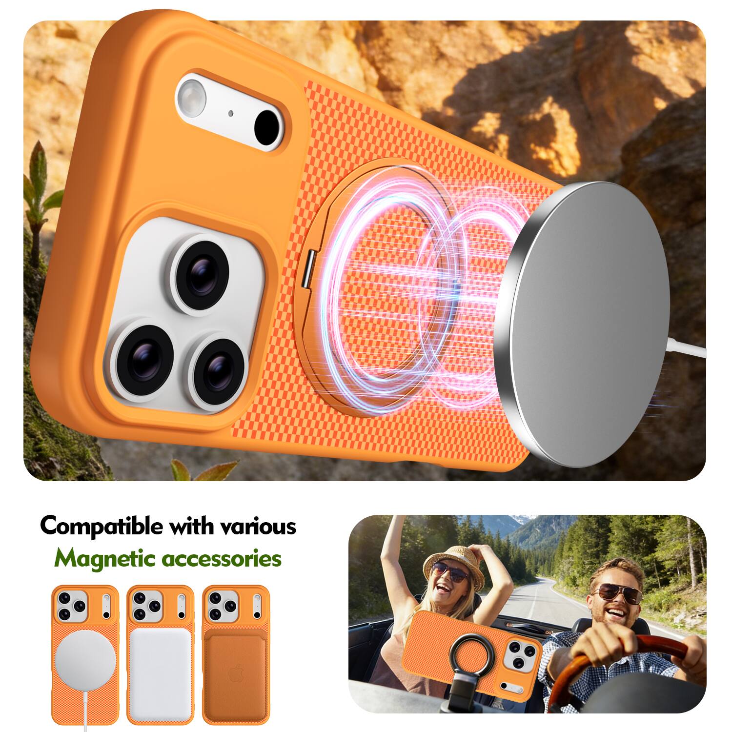 Compatible with various Magnetic accessories