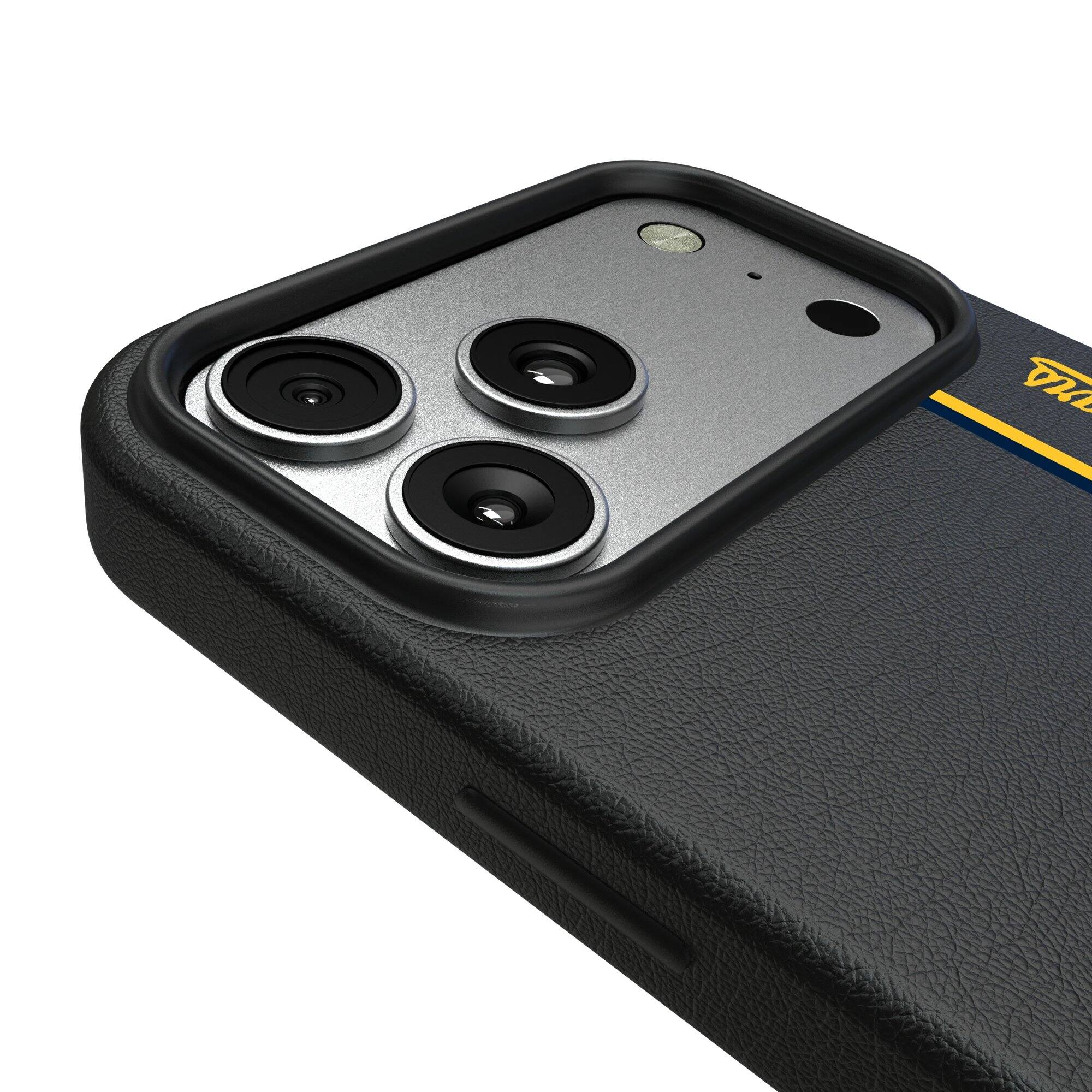 Alt View 2. Keyscaper - Cal Bears iPhone Magnetic Bump Case - 17 Pro - Black.