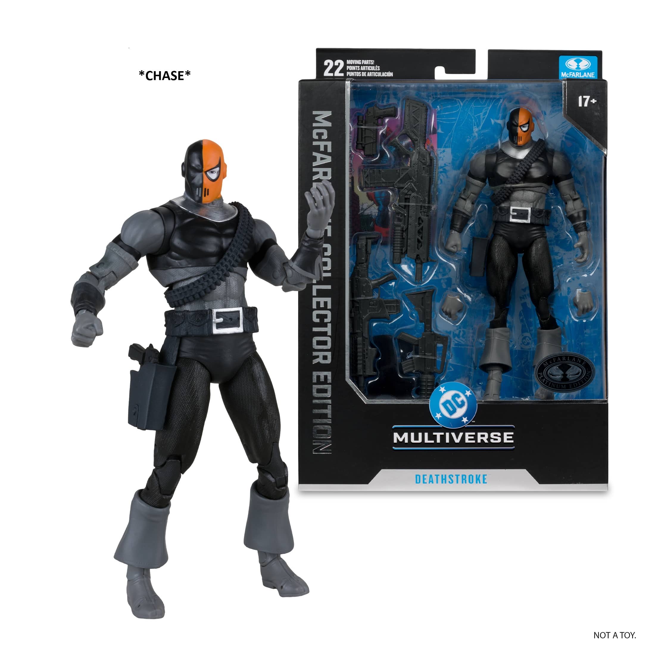 *CHASE* I - 21S 22 POINTES DE ARTICULACION McFARLANE 17+ COLLECTOR EDITION TEZTIER * SEHITEG COW + DC MULTIVERSE DEATHSTROKE NOT A TOY.