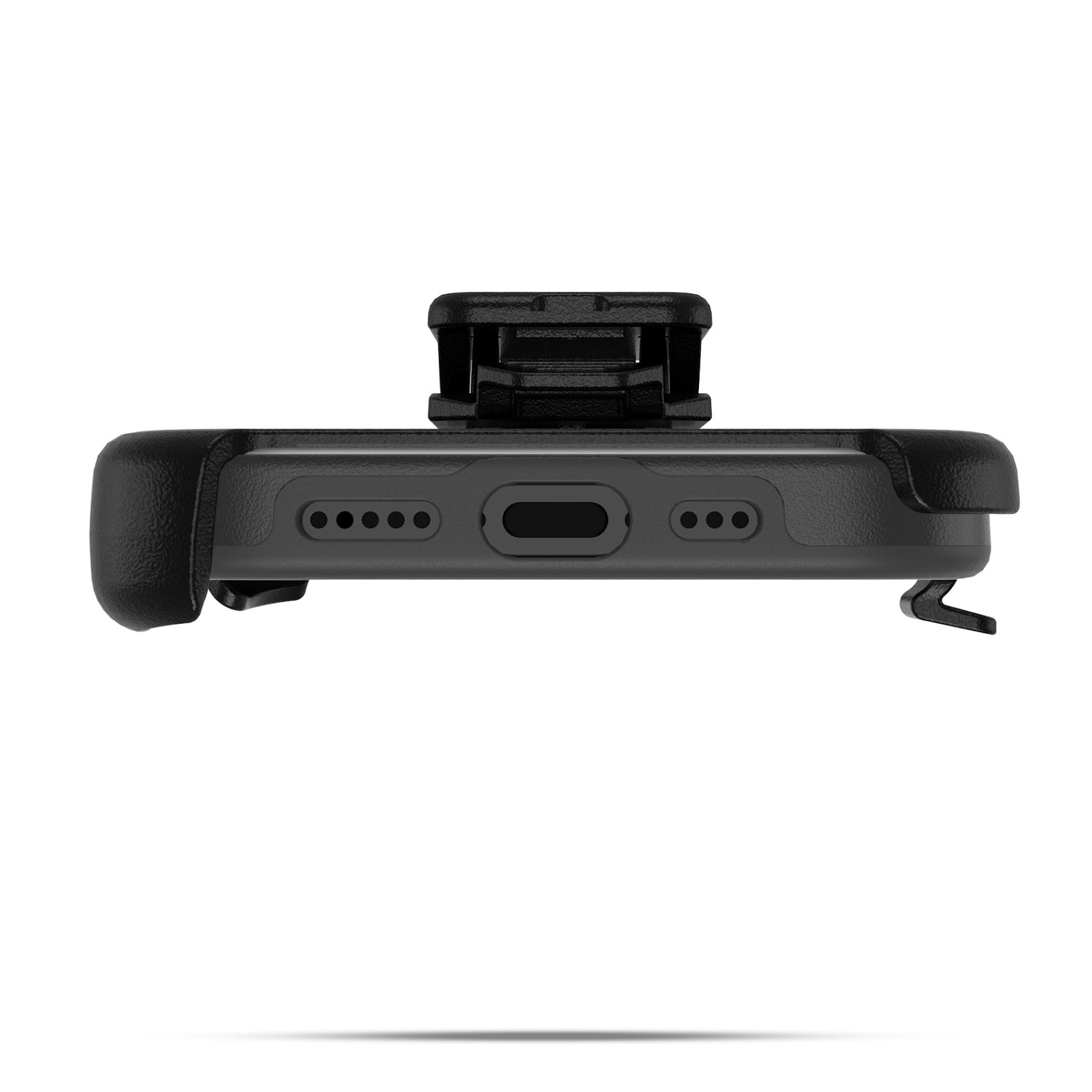 Alt View 3. Echelon - Fuse Series MagSafe Case with Holster for Apple iPhone 17e / 16e - Black - Black.