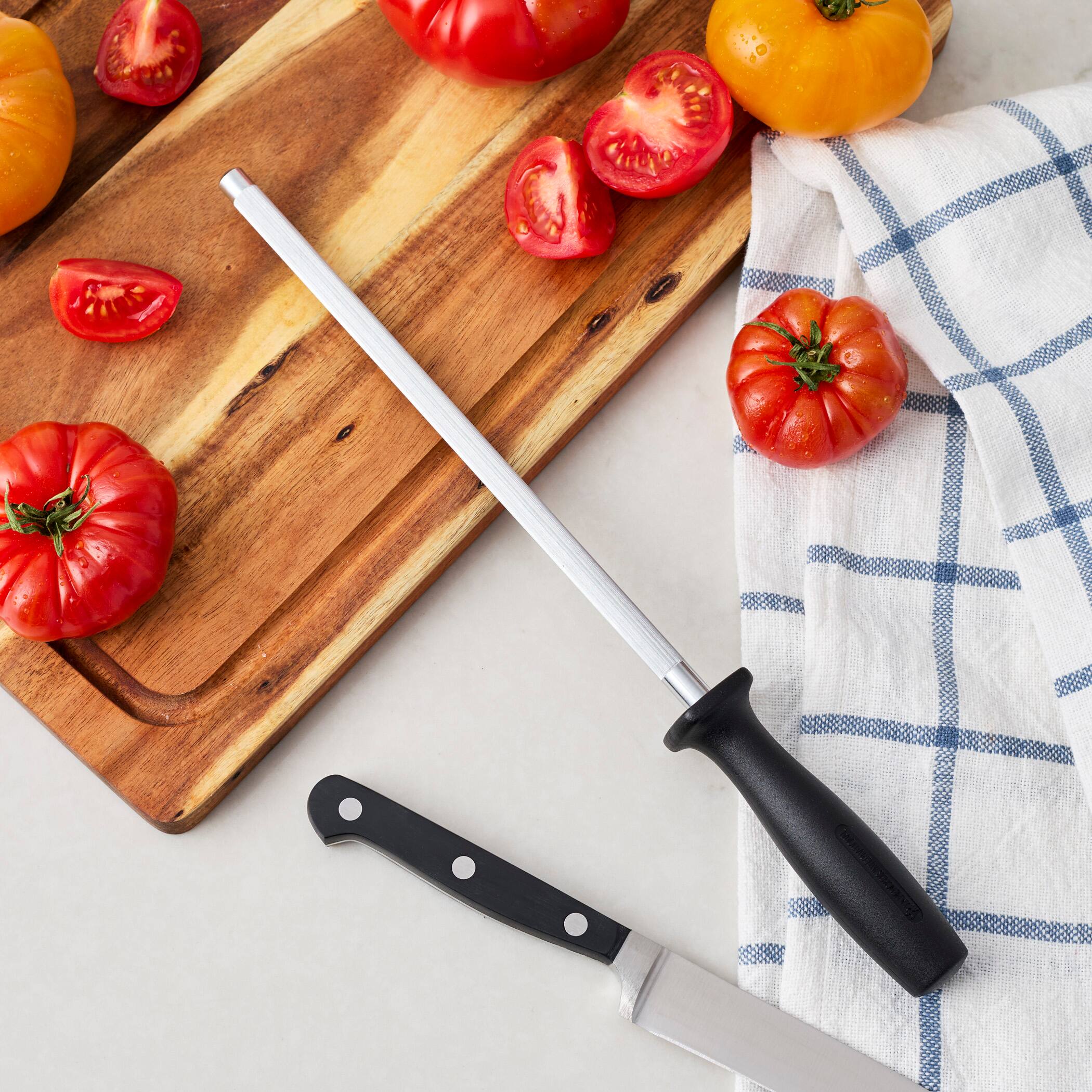 Alt View 5. Henckels - Henckels Fine Edge Pro 9-inch Sharpening Steel - Black.