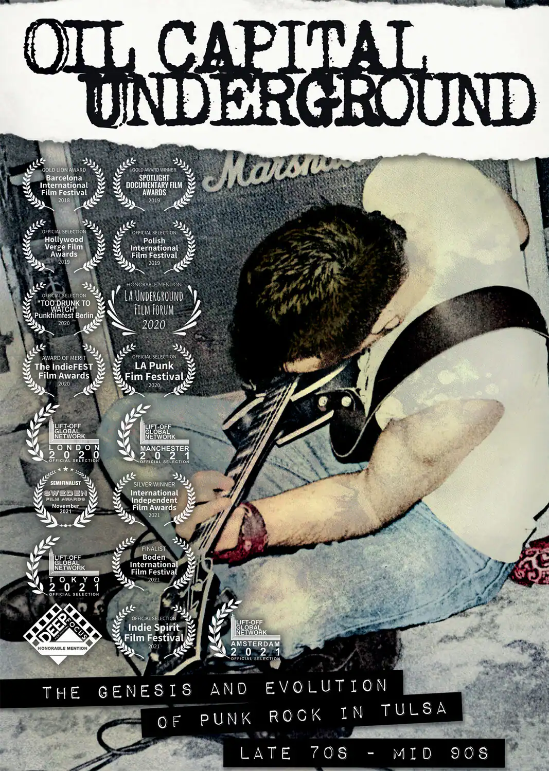 Front. Oil Capital Underground: The Genesis & Evolution Of Punk Rock In Tulsa Late 70s To Mid-90s   - DVD.