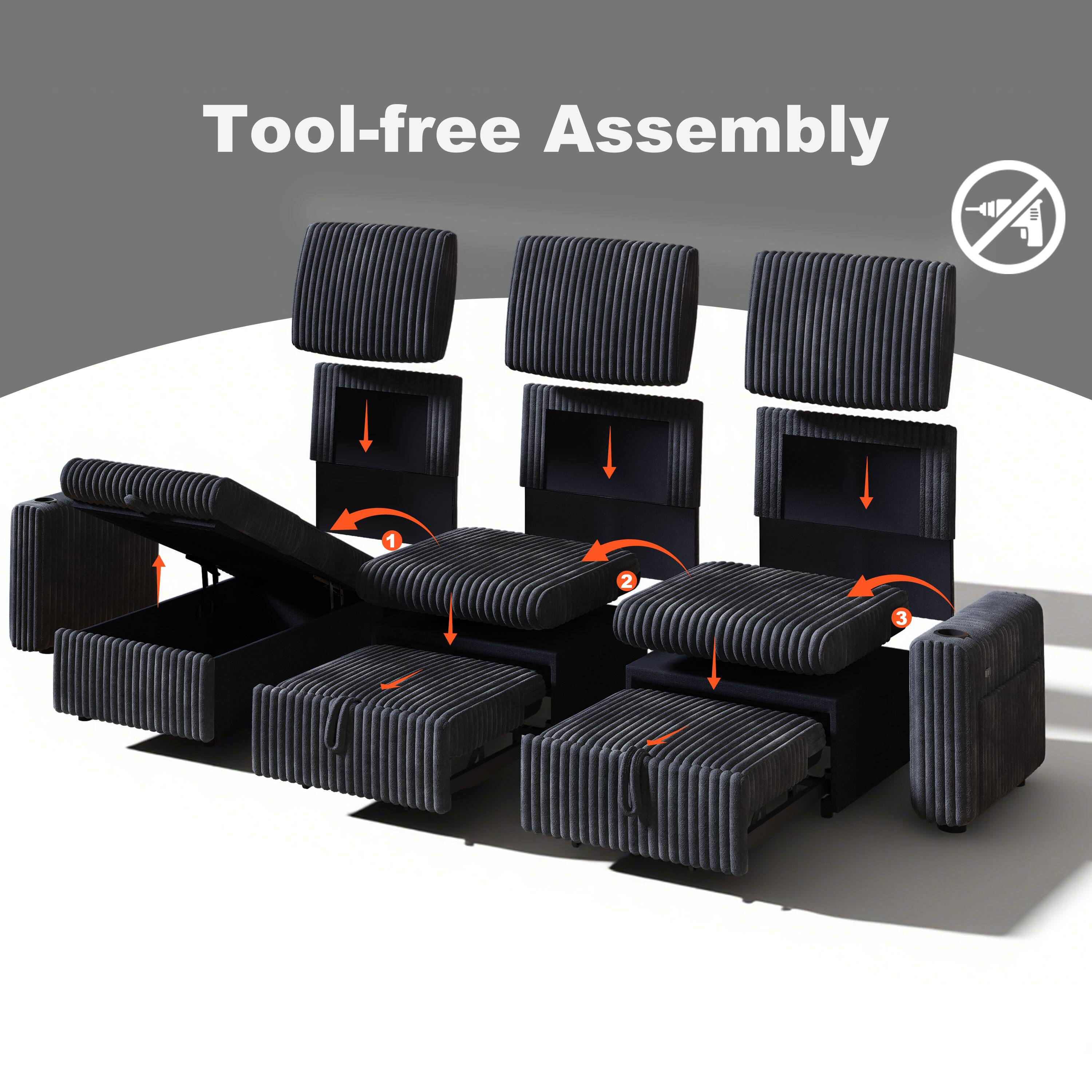 Tool-free Assembly