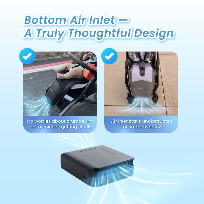 Bottom Air Inlet – A Truly Thoughtful Design

No worries about crumbs, lint, or toy pieces getting stuck

Air inlet stays unobstructed for smooth airflow