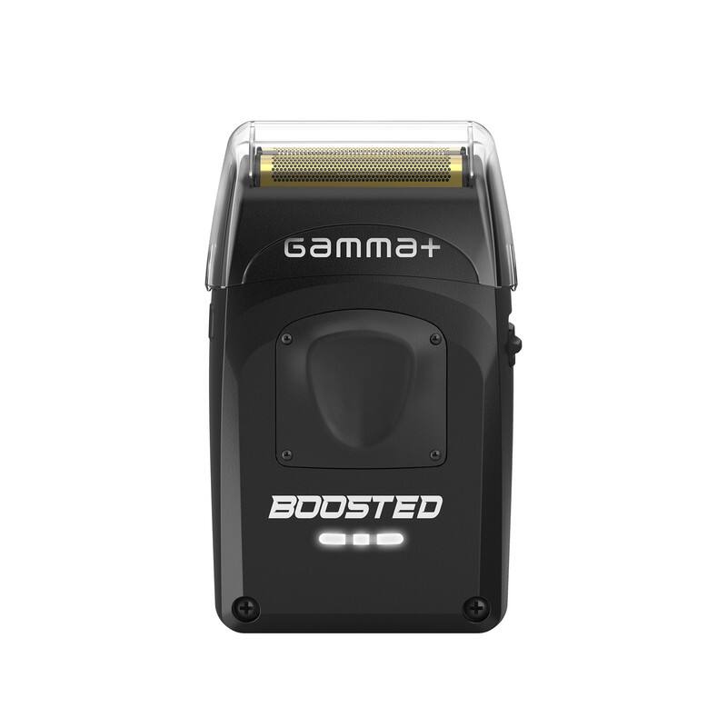 Gamma+ - Boosted Cordless Double Foil Shaver, USB-C Rechargeable with Integrated Micro Trimmer - Black