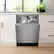 Alt View 21. Bosch - 100 Series 24" Front Control Smart Built-In Hybrid Stainless Steel Tub Dishwasher with 50dBA - Stainless Steel.