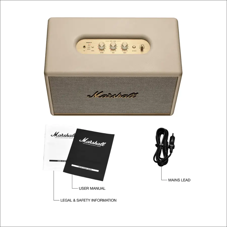 Marshall Amplifier User Manual Legal & Safety Information