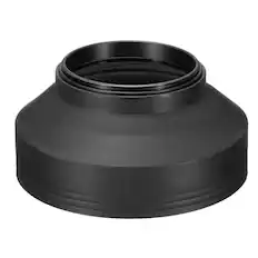 Front. Unique Bargains - 55mm Rubber Collapsible Lens Hood Anti-Reflection for Nikon/Fuji/Pentax/Leica - Black.