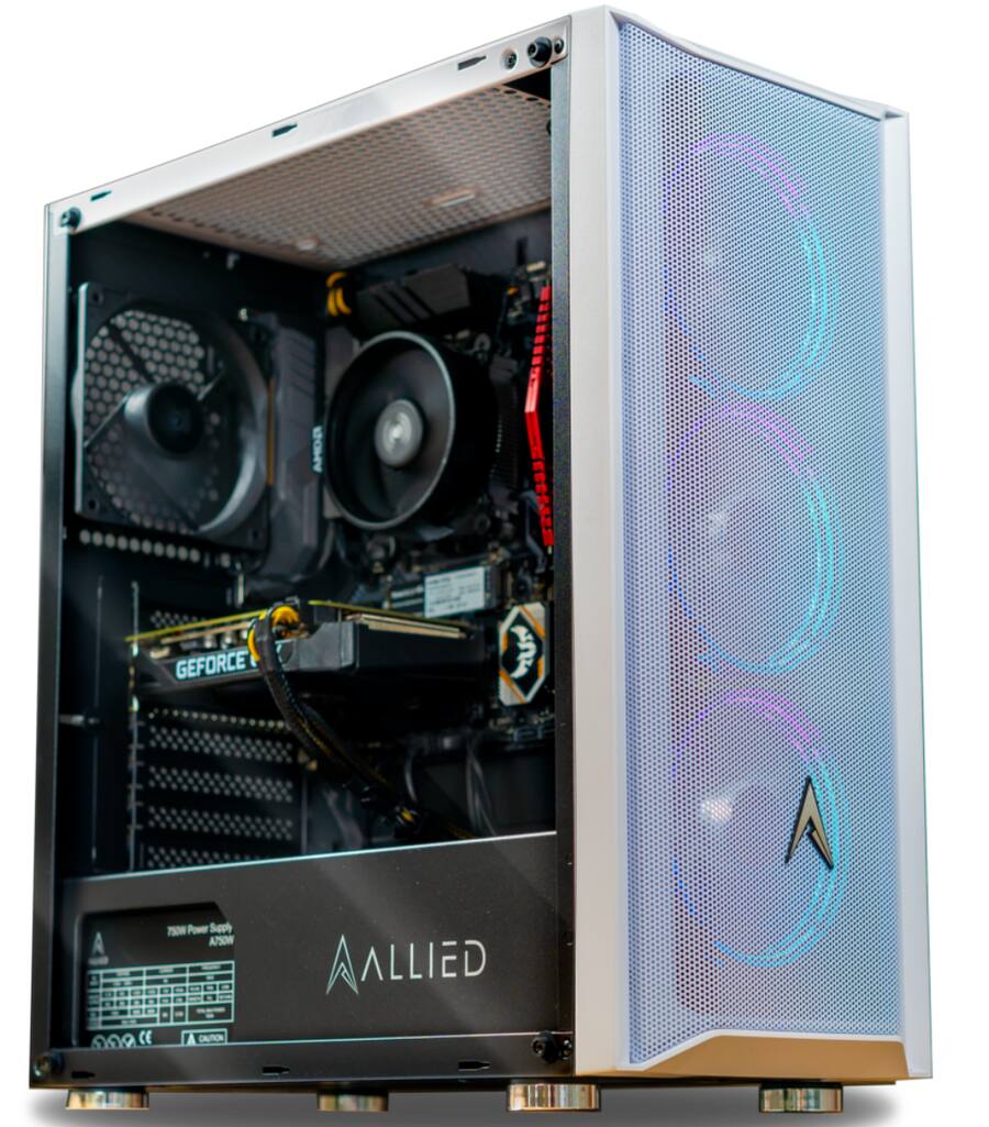 Allied Gaming Stinger Gaming Desktop AMD Ryzen 4500 16GB Memory