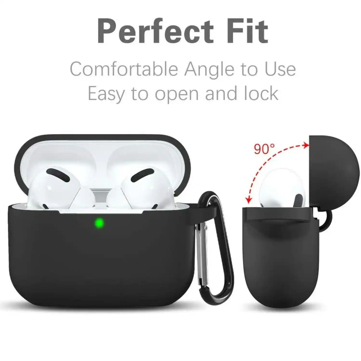 Perfect Fit  
Comfortable Angle to Use  
Easy to open and lock  
90°