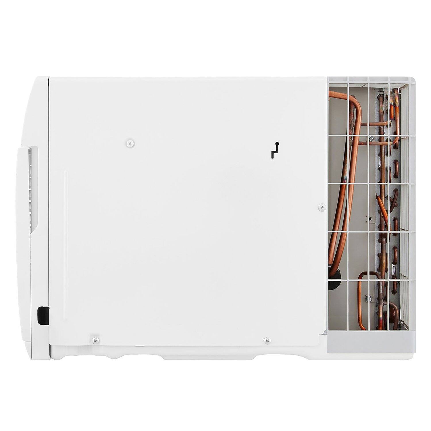 Alt View 4. LG - 450 Sq. Ft. 10,000 BTU 230V Through-the-Wall Air Conditioner with 11,200 BTU Supplemental Heat Function - White.