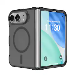 UUCOVER - Magnetic Case for Apple iPhone Duo,Shockproof Translucent Matte PC Case Compatible with MagSafe Slim Cover - Black
