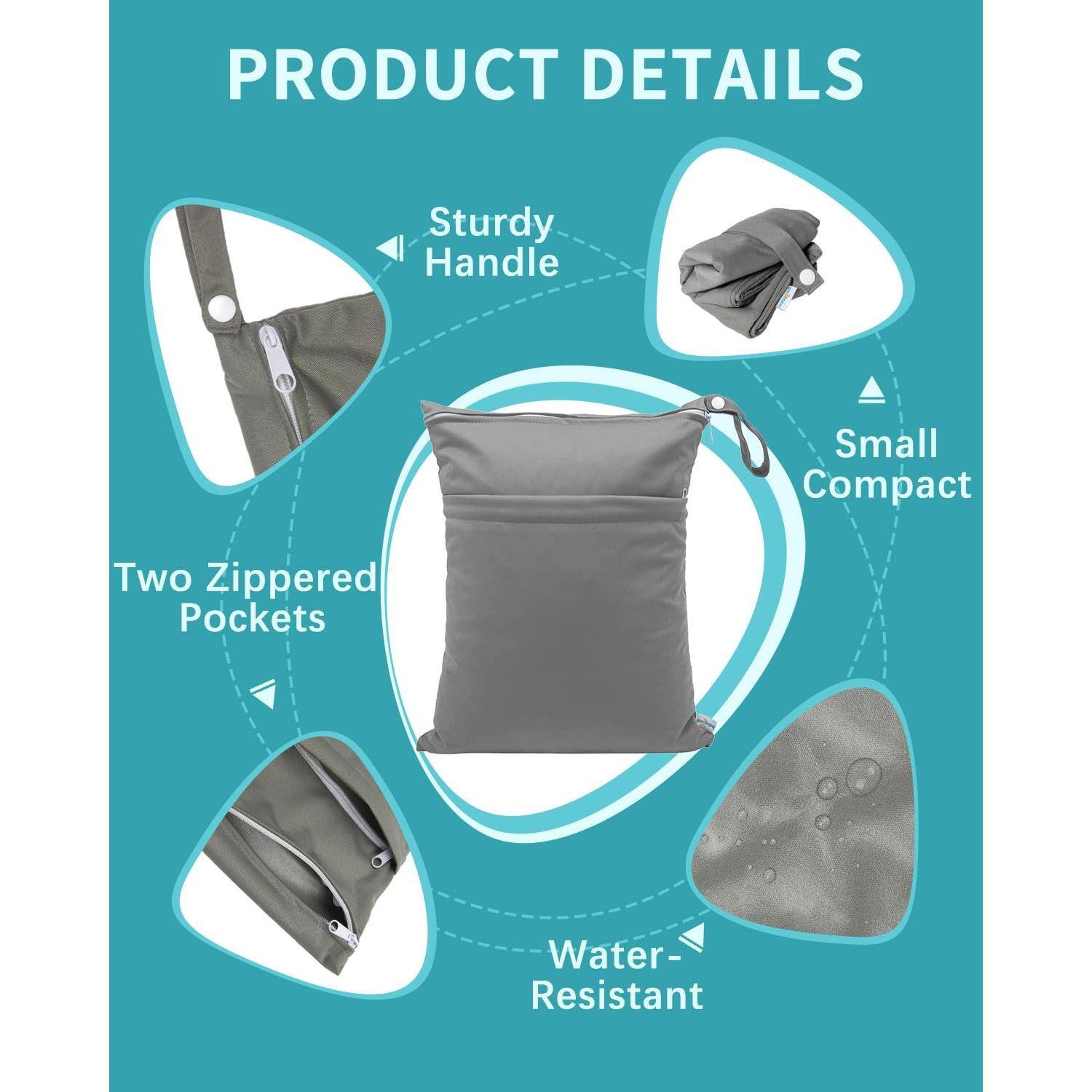 PRODUCT DETAILS

- Sturdy Handle
- Small Compact
- Two Zippered Pockets
- Water-Resistant