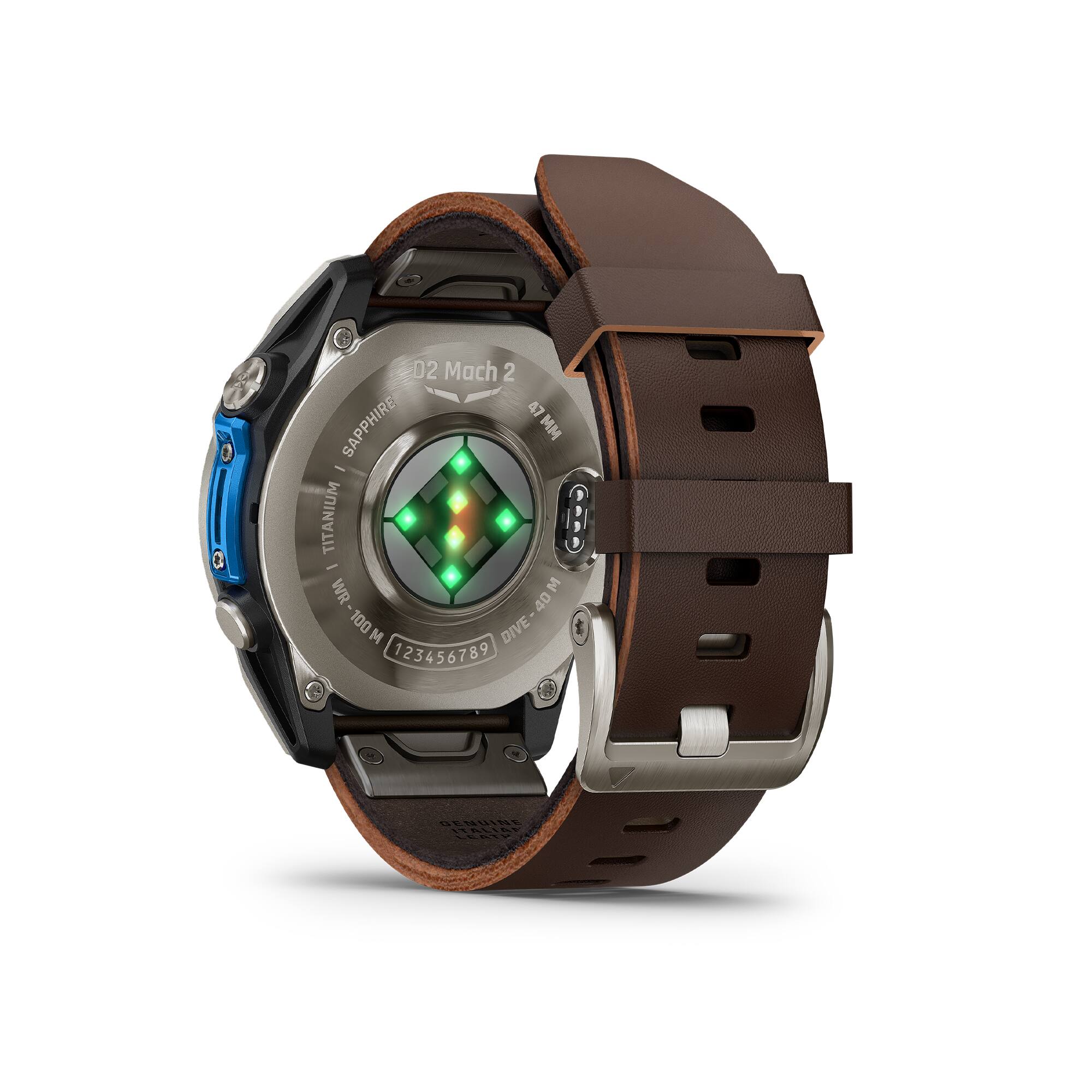 -02 Mach 2  
SAPPHIRE MM - TITANIUM B H  
WR 100 M  
DIVE-40 DIVE  
123456789  
DENUINE HSLIS LEEIY