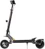 Front. Ausom - L1 Foldable Electric Scooter w/ 44 mi Max Operating Range & 28 mph Max Speed, 800W Motors, 287 lbs Max Load - Gray/Yellow.