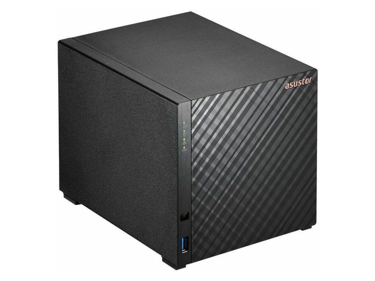 Alt View 8. Asustor - Asustor AS1204T Drivestor 4 Gen 2 - 4 Bay NAS, 1.7GHz CPU, 2.5GbE, 1GB DDR4, 3x USB 3.2, 90W (Diskless).