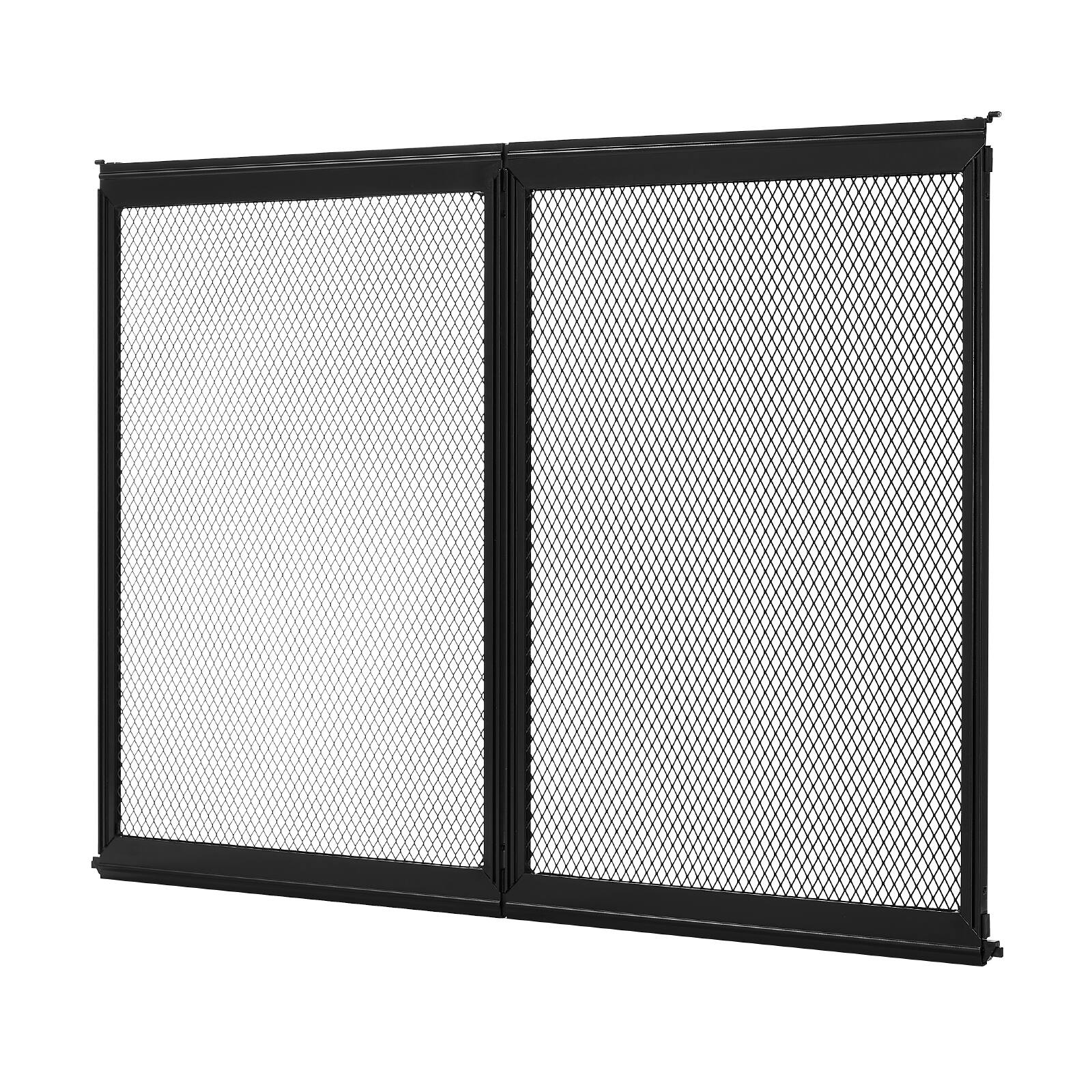 Alt View 5. VEVOR - RV Screen Door Protector, 26.5 x 20 inch Door Grille, Easy to Install and Disassemble - Black.