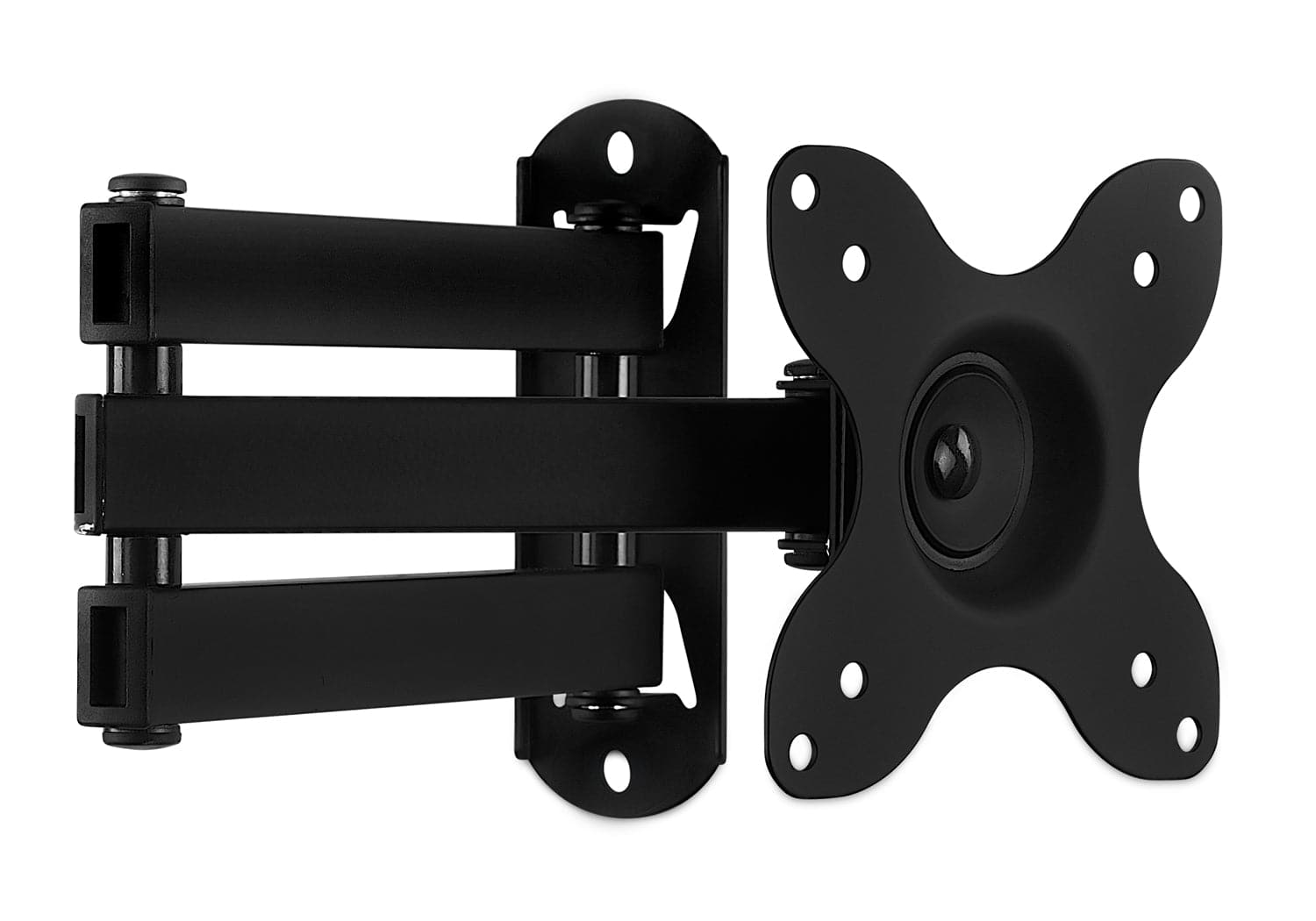 Angle. Mount-It! - Full Motion TV Wall Mount for 19–30" Screens – Swivel, Tilt, Extend, Single-Stud Install, VESA Compatible - Black.
