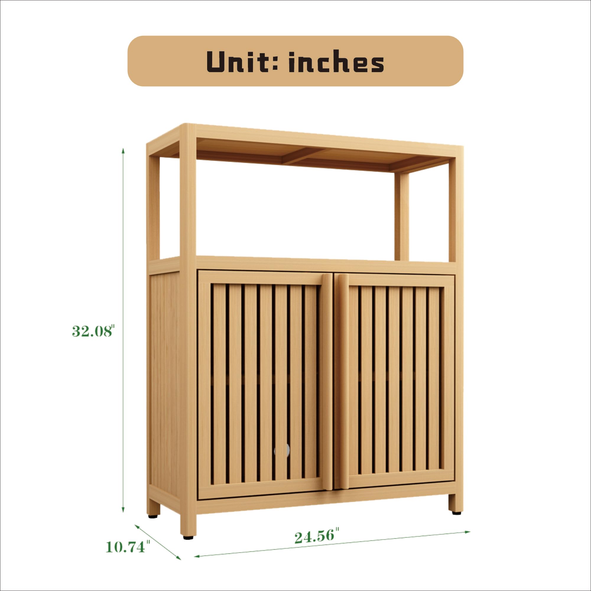 Unit: inches

32.08"  
10.74"  
24.56"