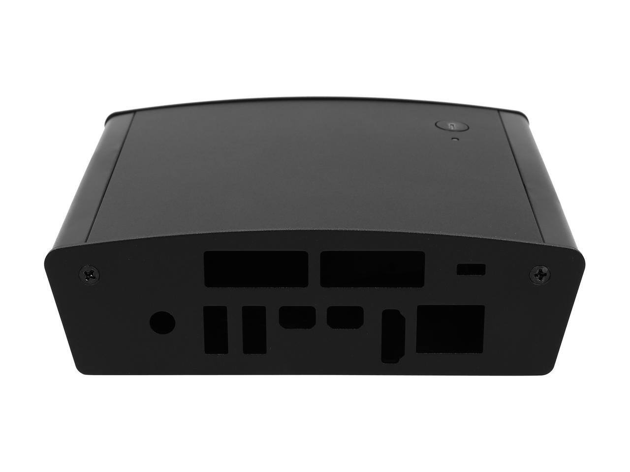 Alt View 3. SilverStone - SilverStone PT15B-H1D2 Black Aluminum / Plastic Computer Case with 1x HDMI and 2x Display Ports - Black.