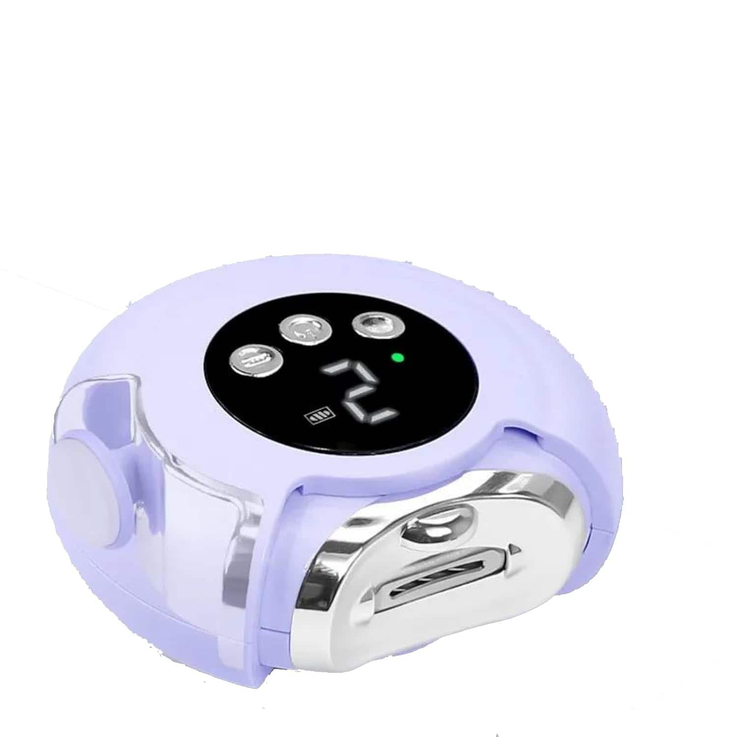 Cluzine - Electric Nail Clipper & File, 3 Speeds, Digital Display, USB-C Rechargeable for Family