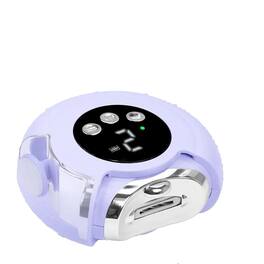 Cluzine - Electric Nail Clipper & File, 3 Speeds, Digital Display, USB-C Rechargeable for Family