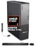 Lenovo - Upgraded - ThinkCentre Neo 55s Mini Desktop (Ryzen 7 250, 64GB, 4TB SSD, AMD Radeon 780M, WiFi 6, Win 11 Pro) w/USB Hub - Black