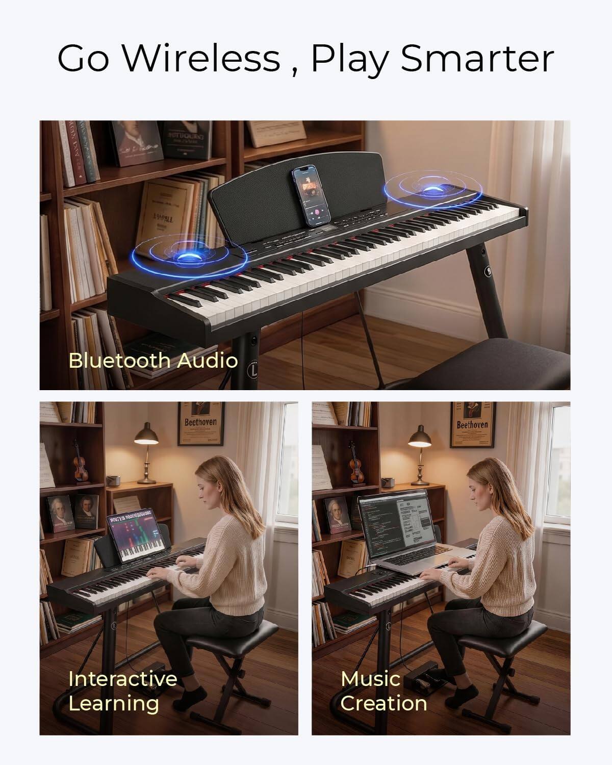 Go Wireless, Play Smarter

Bluetooth Audio

Beethoven

Interactive Learning

Music Creation