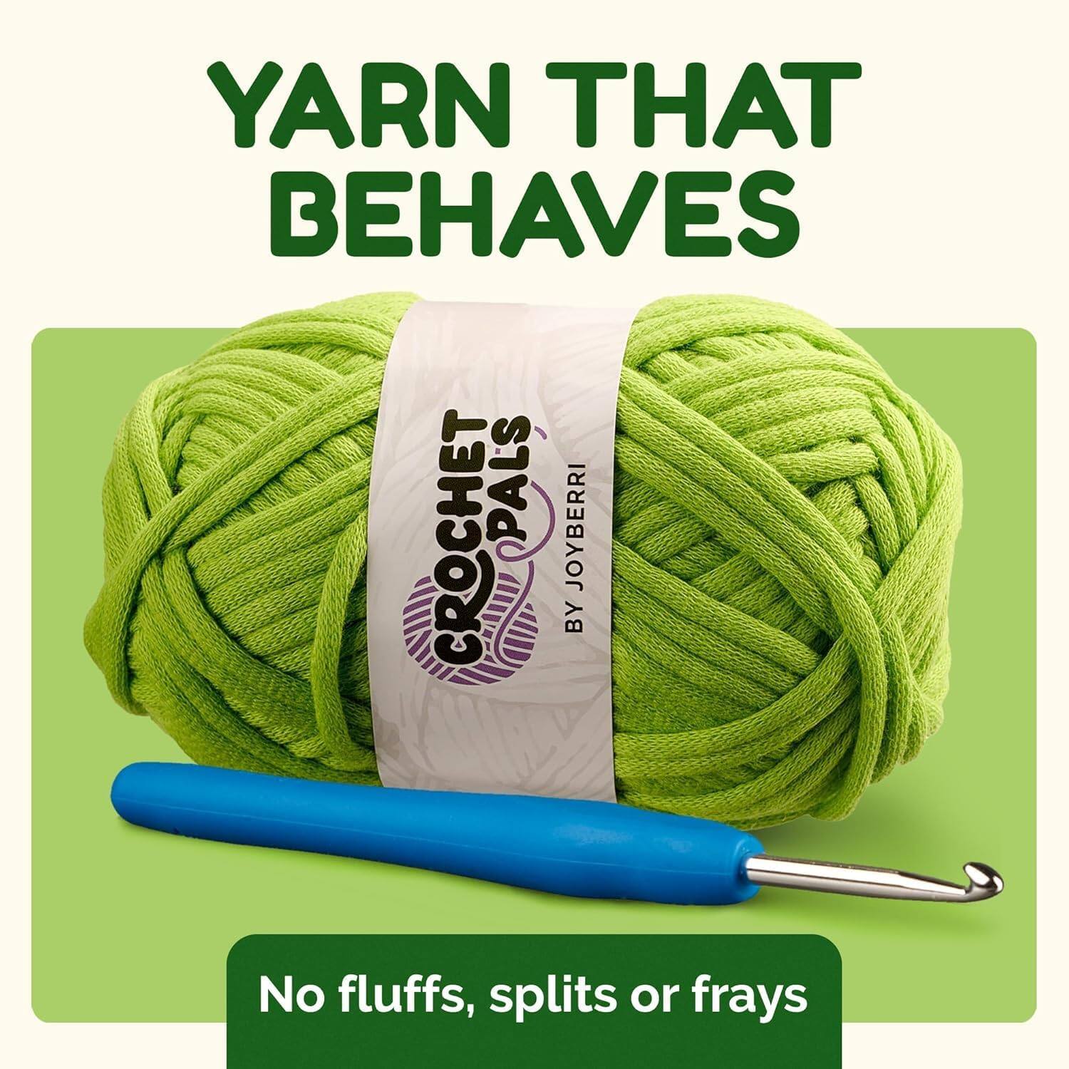 YARN THAT BEHAVES

CROCHET PALS BY JOYBERRI

No fluffs, splits or frays