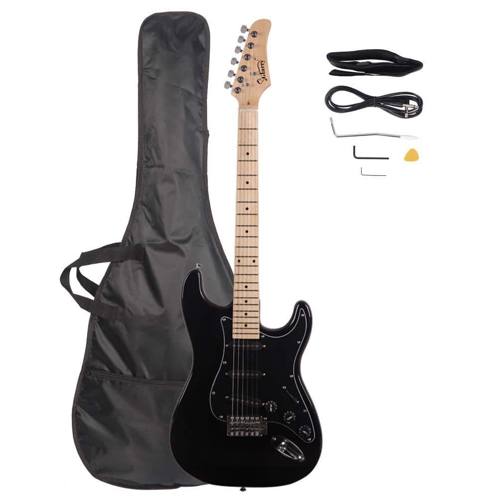 Winado - Full Size Electric Guitar for Music Lover Beginner with 20W Amp and Accessories Pack Guitar Bag