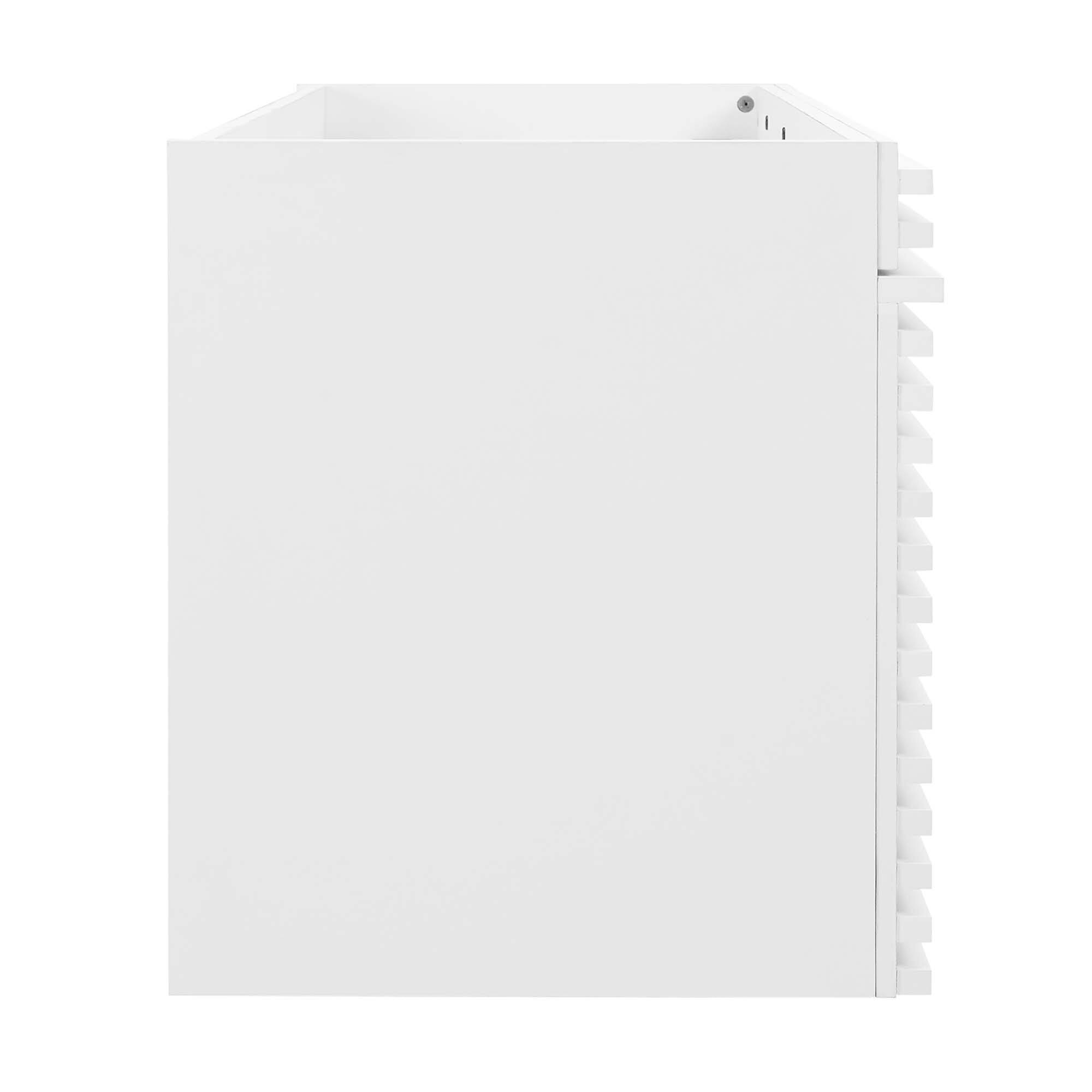 Alt View 1. Modway - Render 48" Wall-Mount Bathroom Cabinet Basin Not Included by Modway - White.
