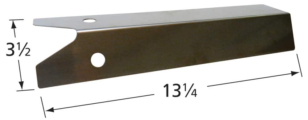 Music City Metals - MCM979738165 heat plate, ss, 13.25 x 3.5; NXR